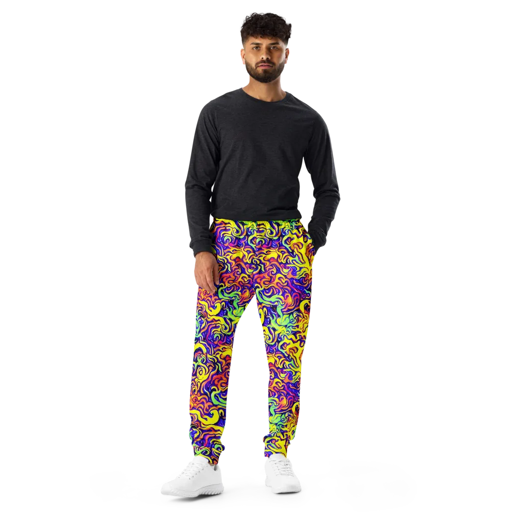 Citrus Ink Riptide on Men's Joggers — Front