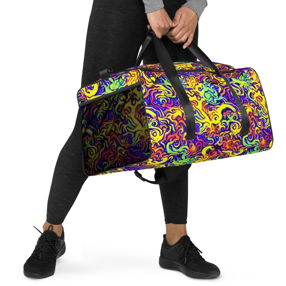 Citrus Ink Riptide on Duffle Bag — Right Front