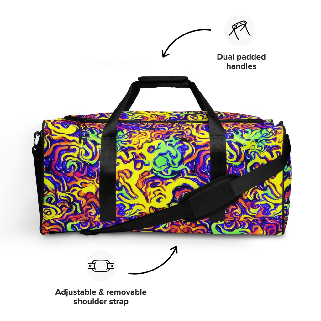 Citrus Ink Riptide on Duffle Bag — Front