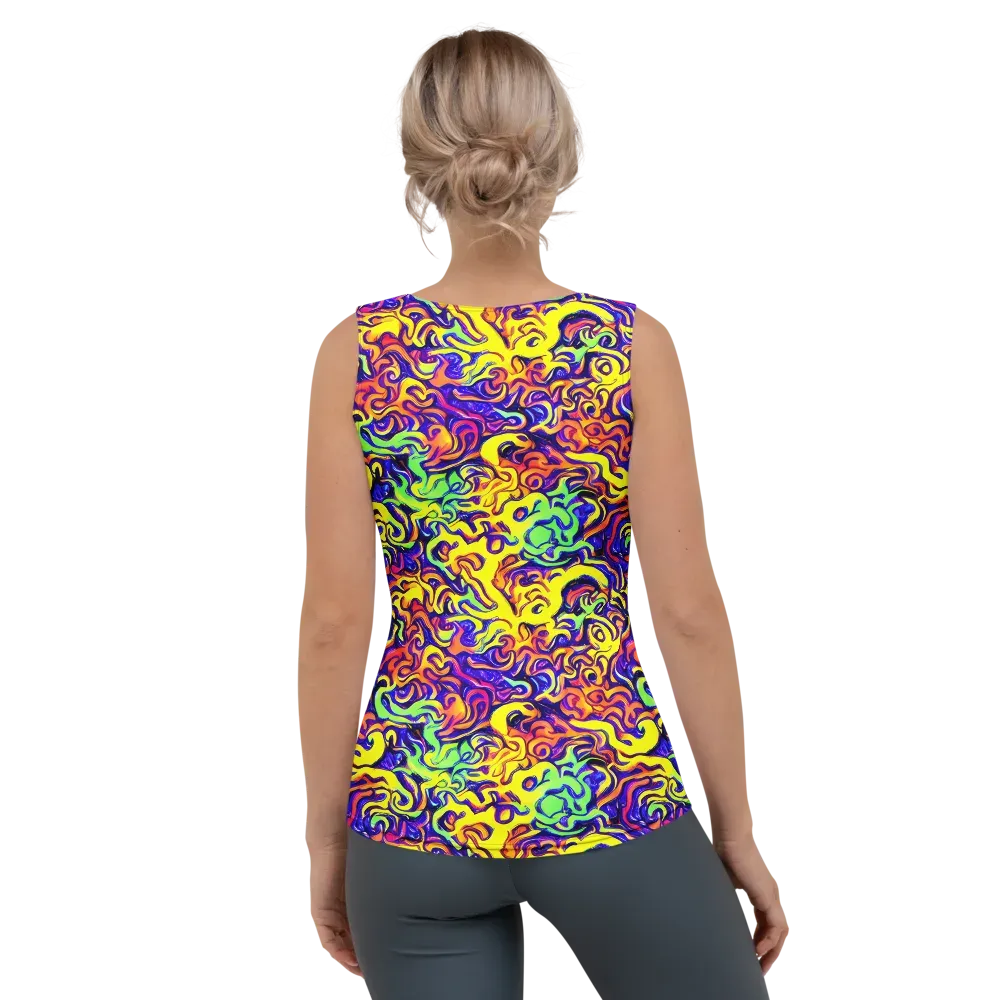 Citrus Ink Riptide on Women's Tank Top — Back
