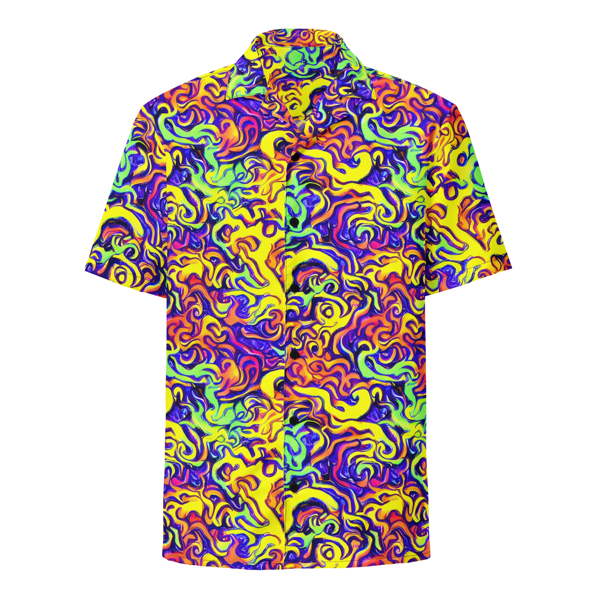 Citrus Ink Riptide on Button Shirt — Front