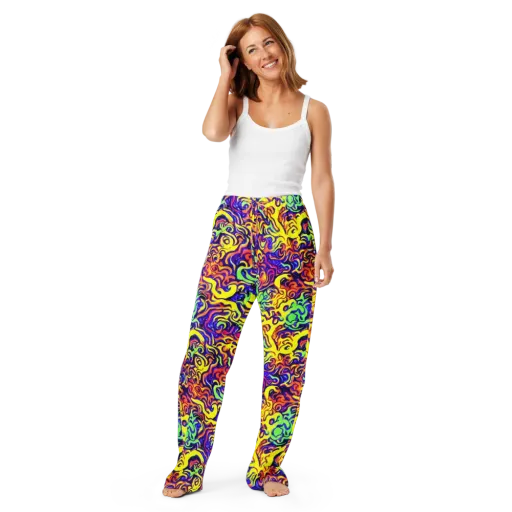 Citrus Ink Riptide on a Women's Pajama Pants