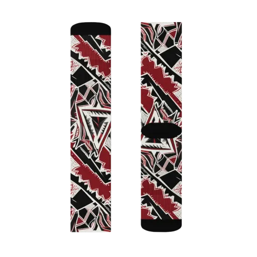 Crimson Geometry on a Socks