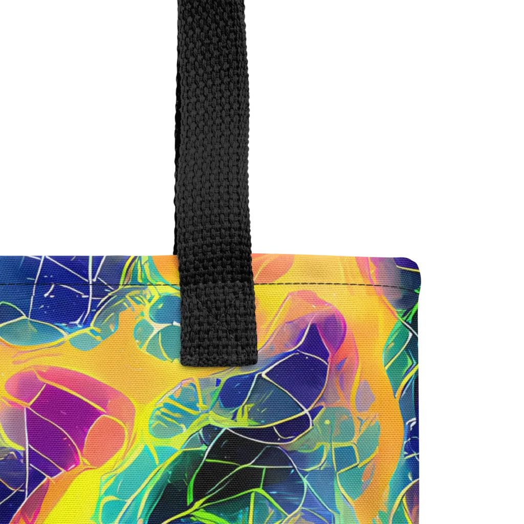 Psychedelic Grid on Tote Bag — Product details