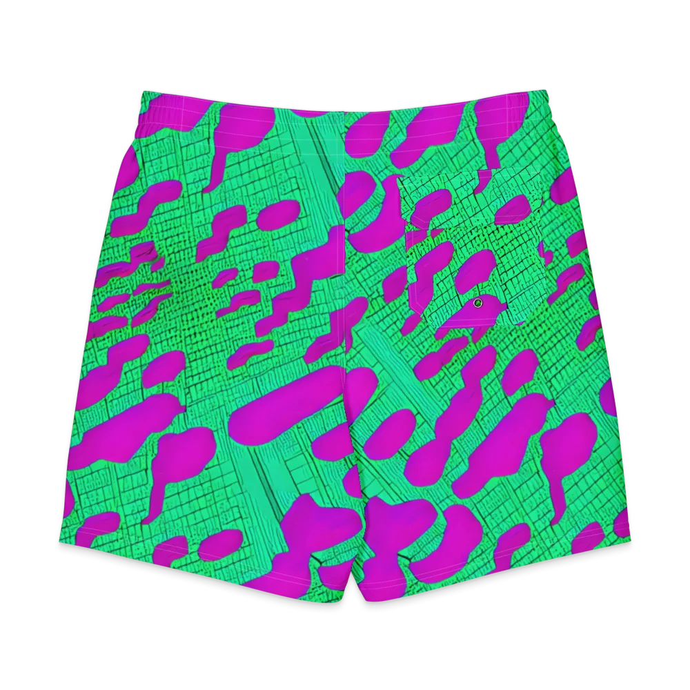 Electric Scale on Men's Board Shorts — Back