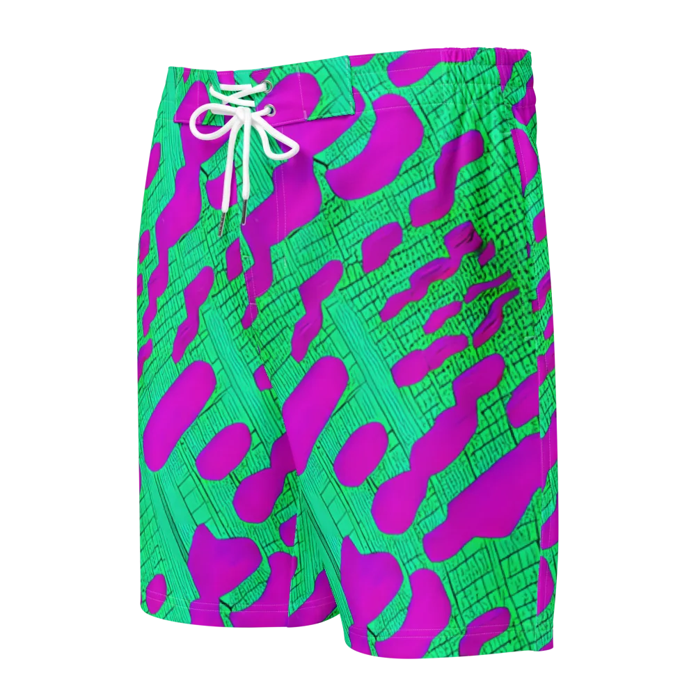 Electric Scale on Men's Board Shorts — Front