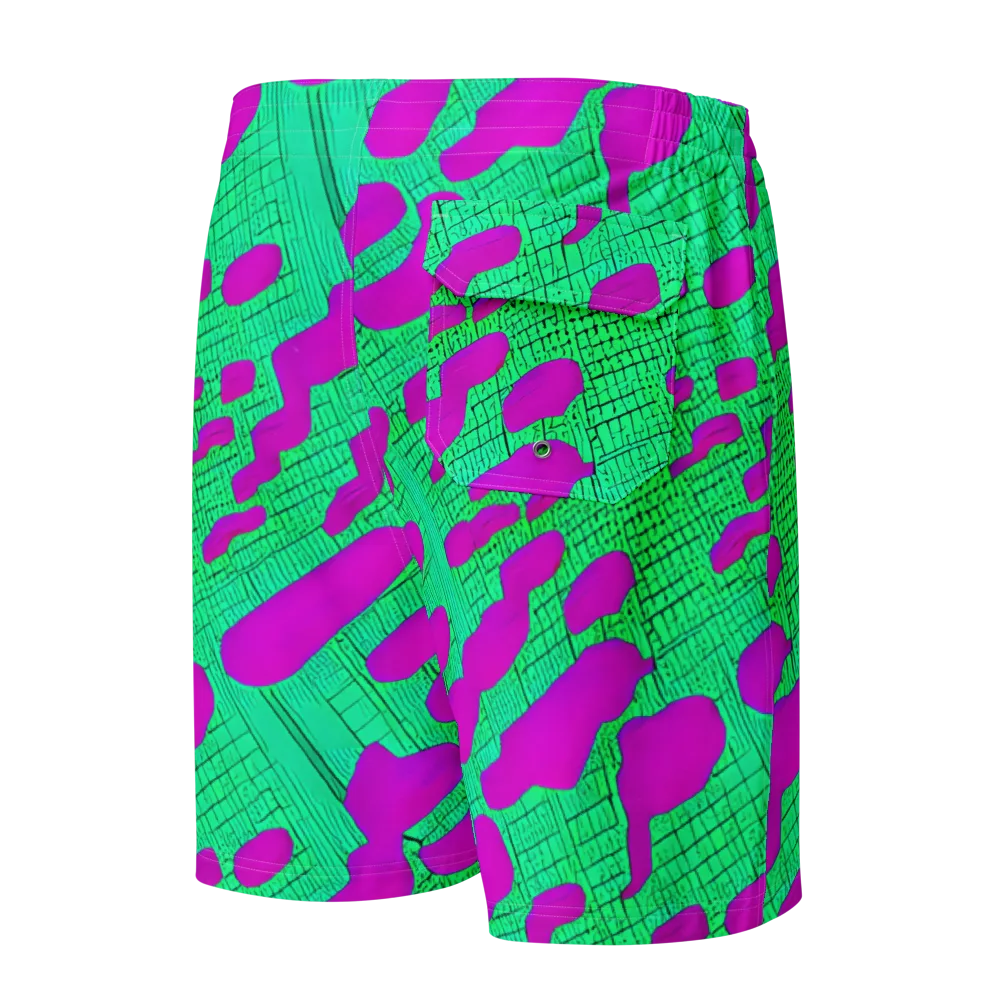 Electric Scale on Men's Board Shorts — Back