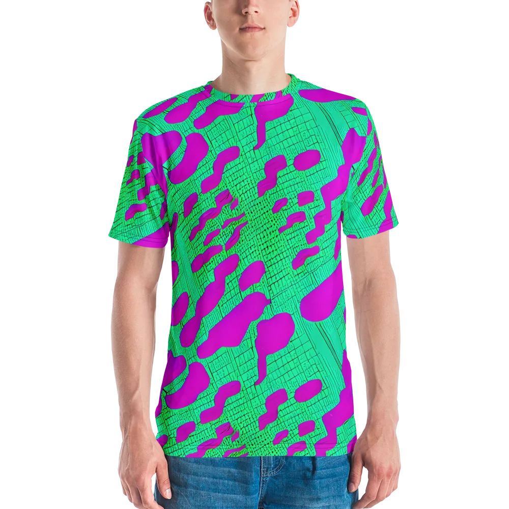 Electric Scale on Men's Crew Neck T-Shirt — Front