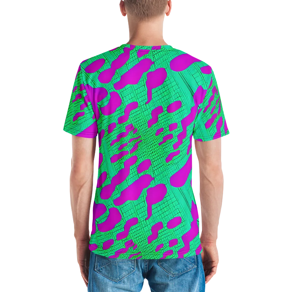 Electric Scale on Men's Crew Neck T-Shirt — Back