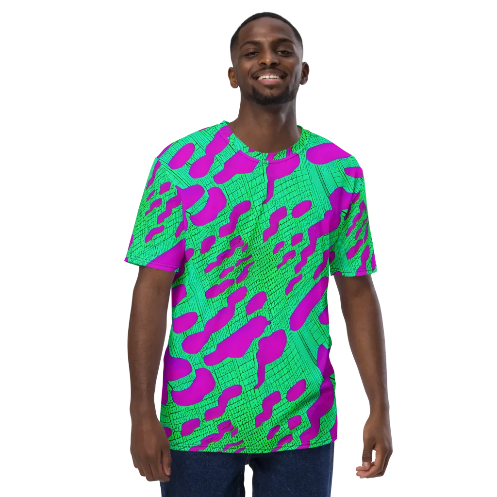 Electric Scale on Men's Crew Neck T-Shirt — Front