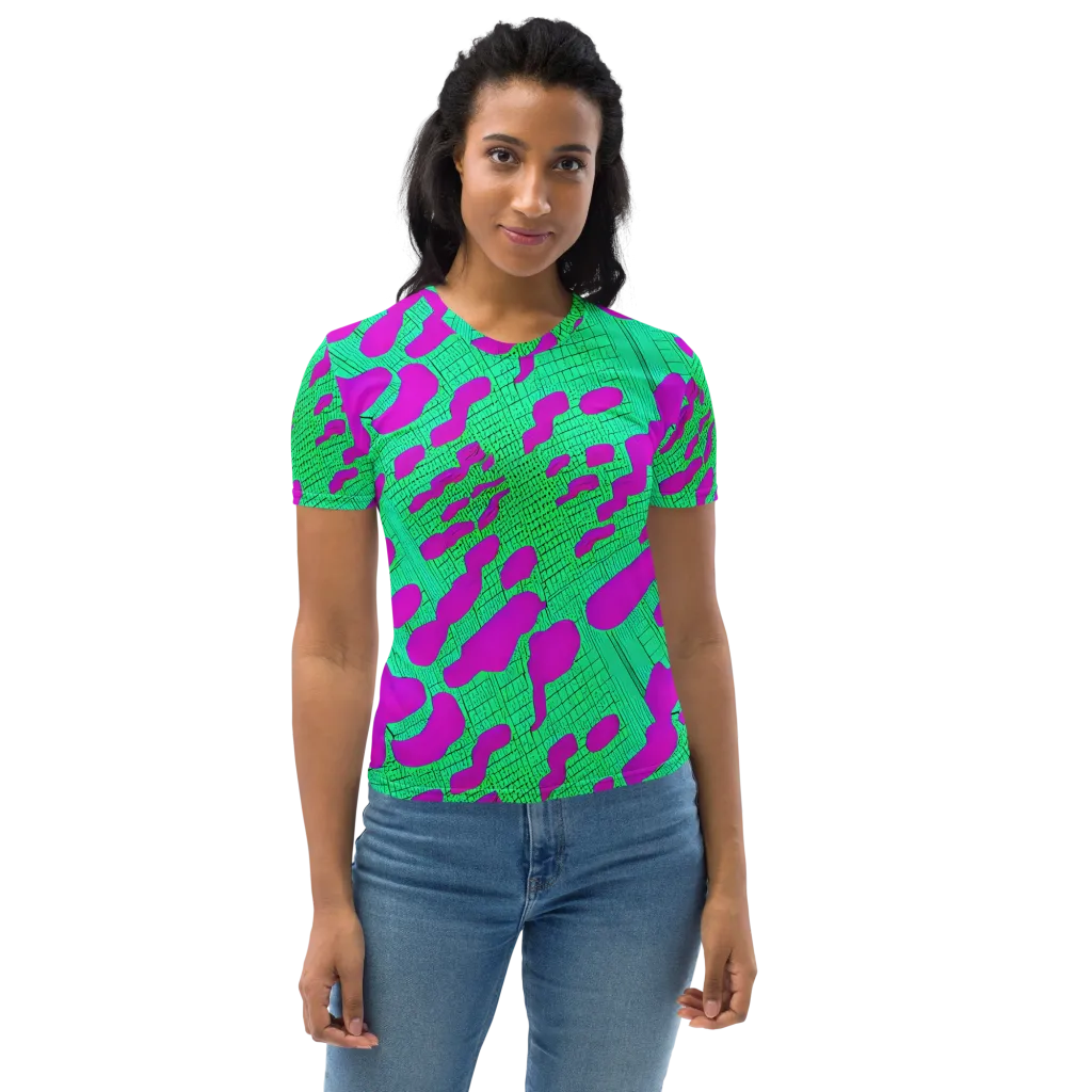 Electric Scale on Women's Crew Neck T-Shirt — Front