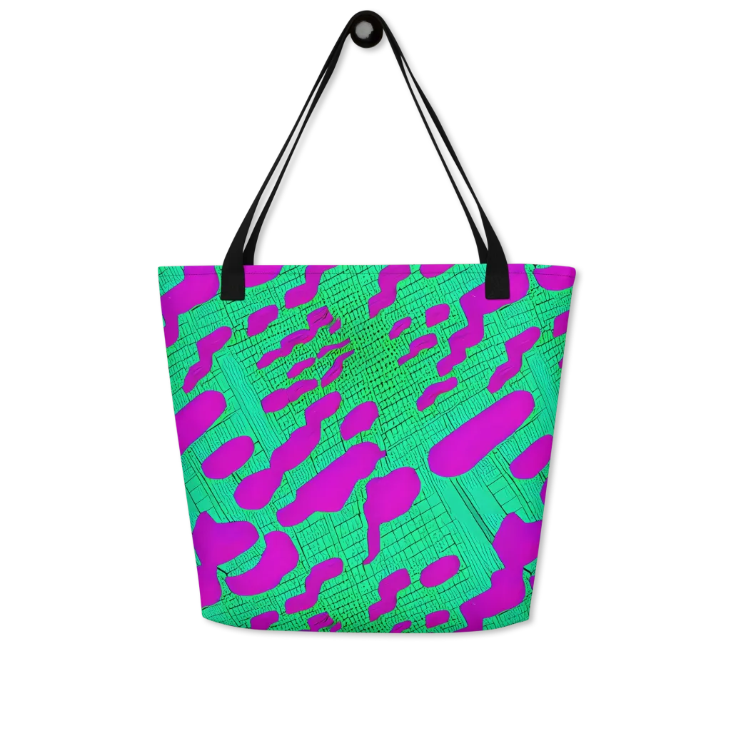 Electric Scale on Large Tote Bag W/ Pocket — Front