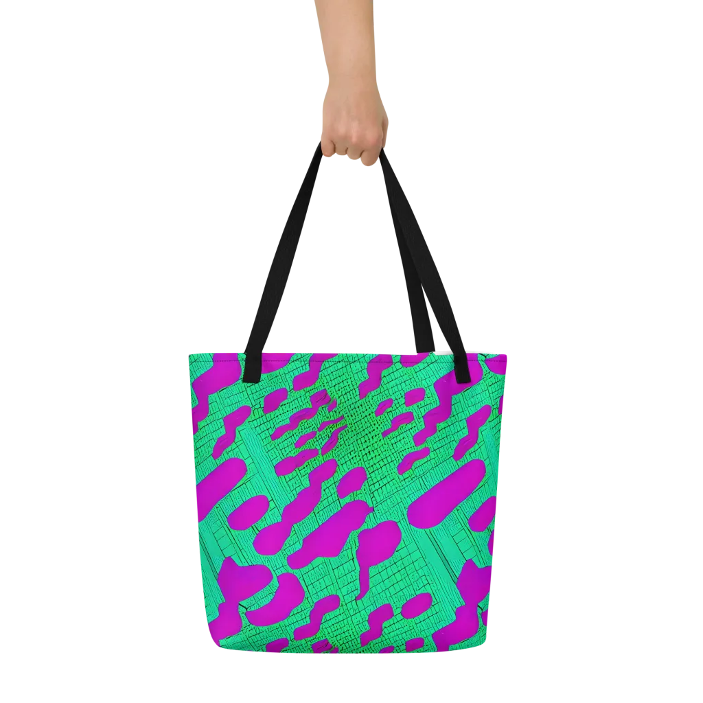 Electric Scale on Large Tote Bag W/ Pocket — Front