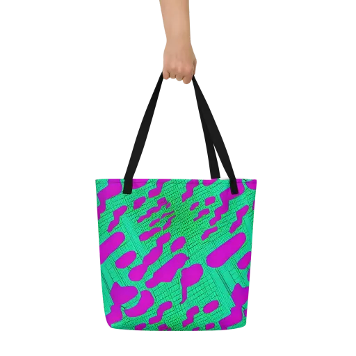 Electric Scale on a Large Tote Bag W/ Pocket
