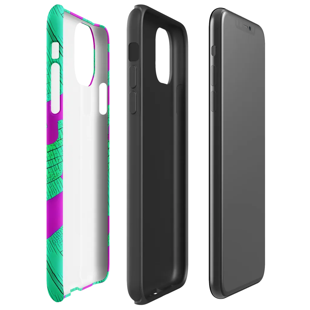 Electric Scale on Tough Case for iPhone® — Right