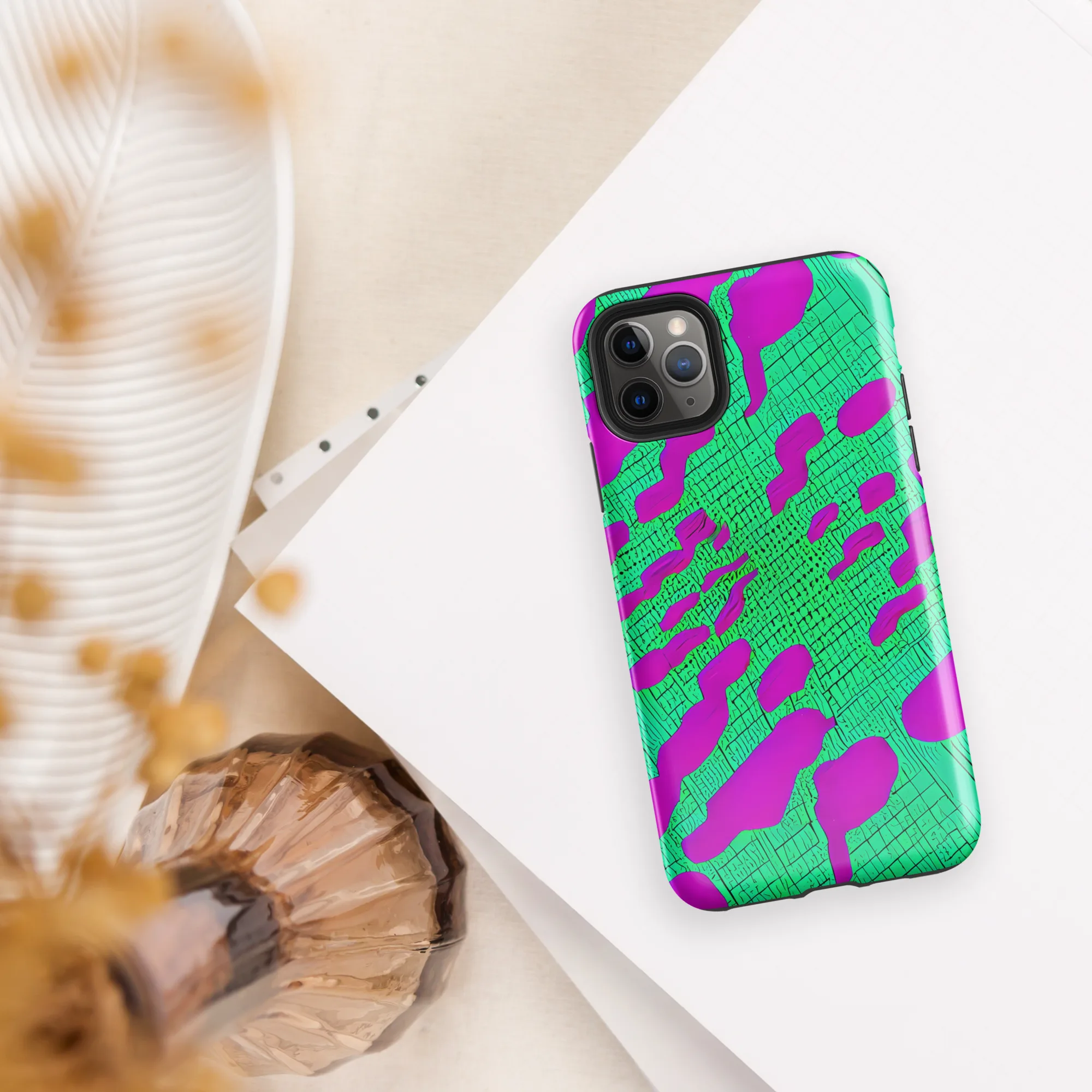 Electric Scale on Tough Case for iPhone® — Front