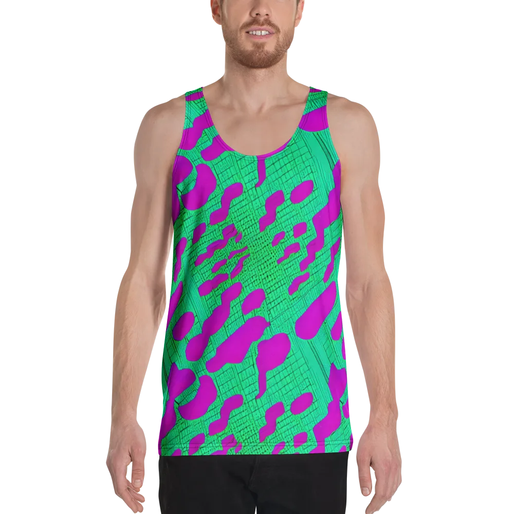 Electric Scale on Men's Tank Top — Front
