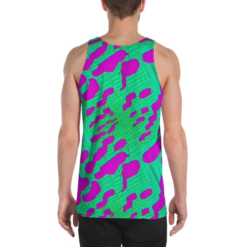 Electric Scale on Men's Tank Top — Back