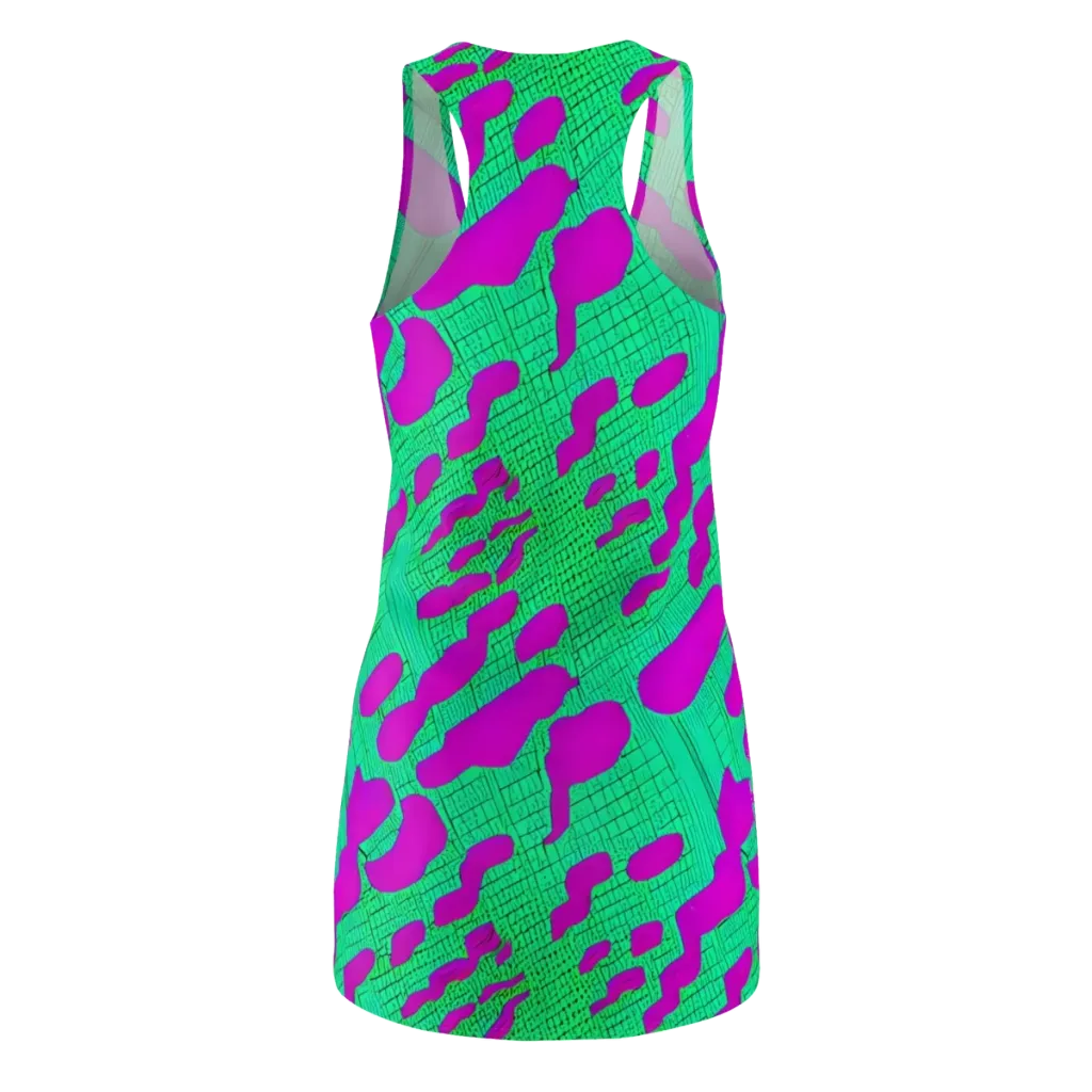 Electric Scale on Racerback Dress — Back