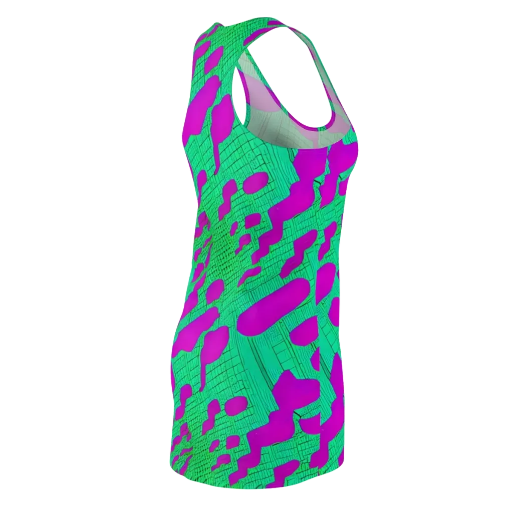 Electric Scale on Racerback Dress — Back Side