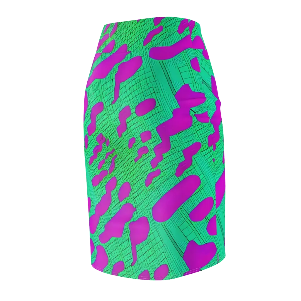 Electric Scale on Pencil Skirt — Back Side
