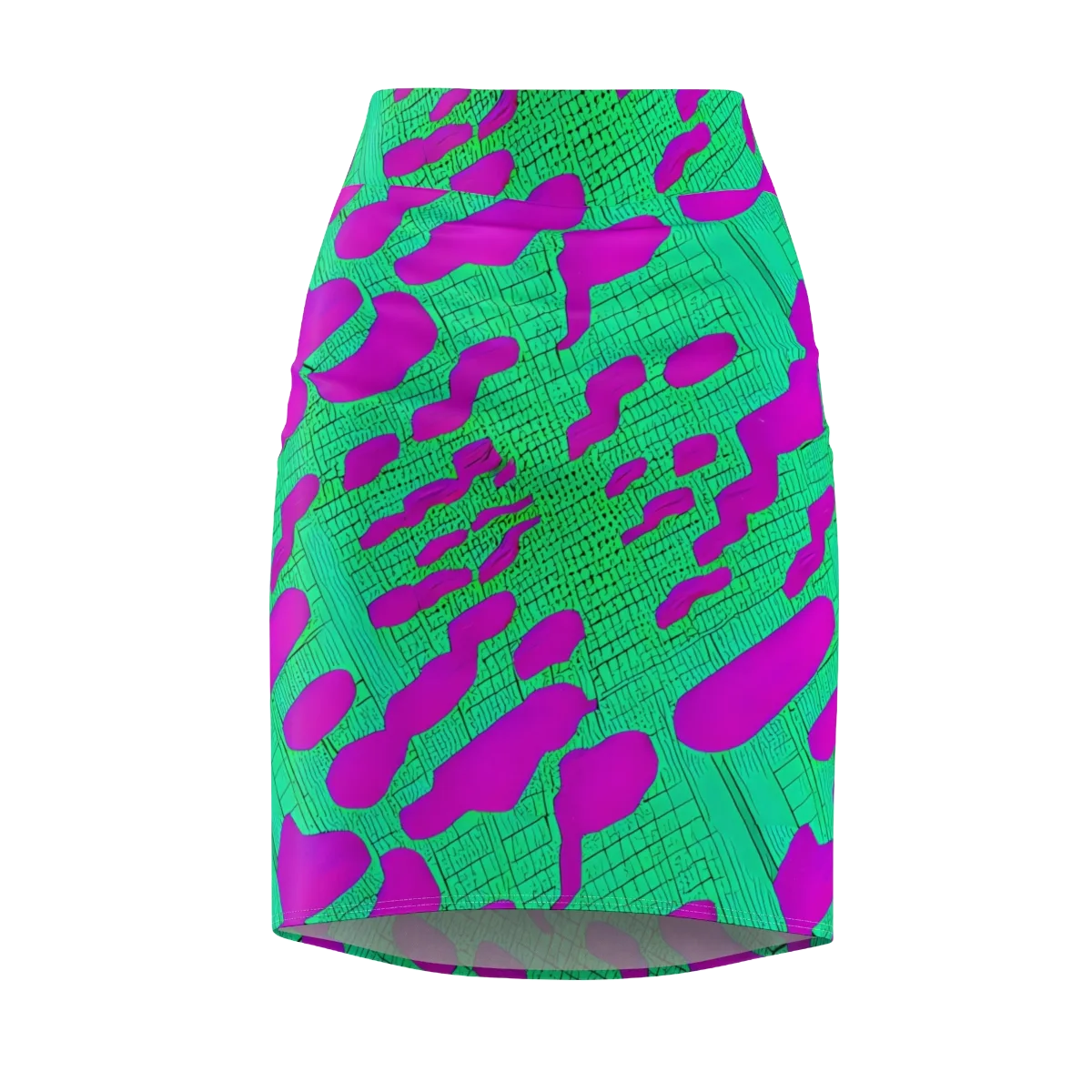 Electric Scale on Pencil Skirt — Front