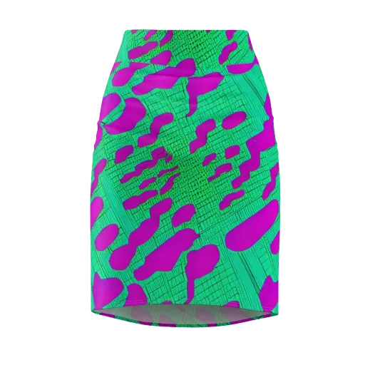 Electric Scale on a Pencil Skirt