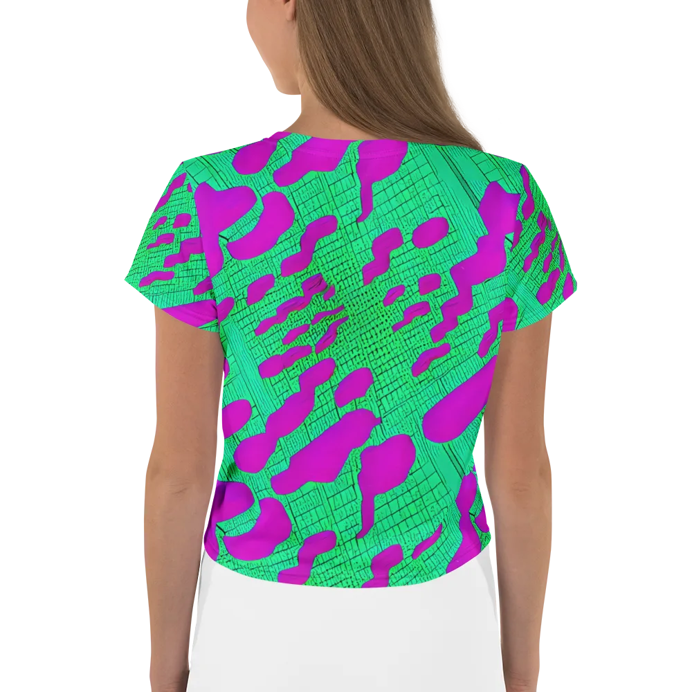 Electric Scale on Crop Tee — Back
