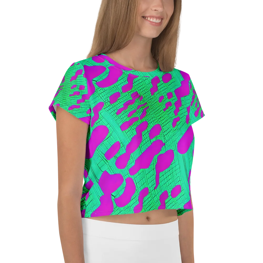 Electric Scale on Crop Tee — Right