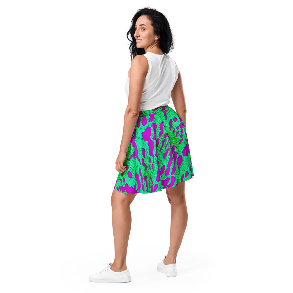 Electric Scale on Skater Skirt — Back