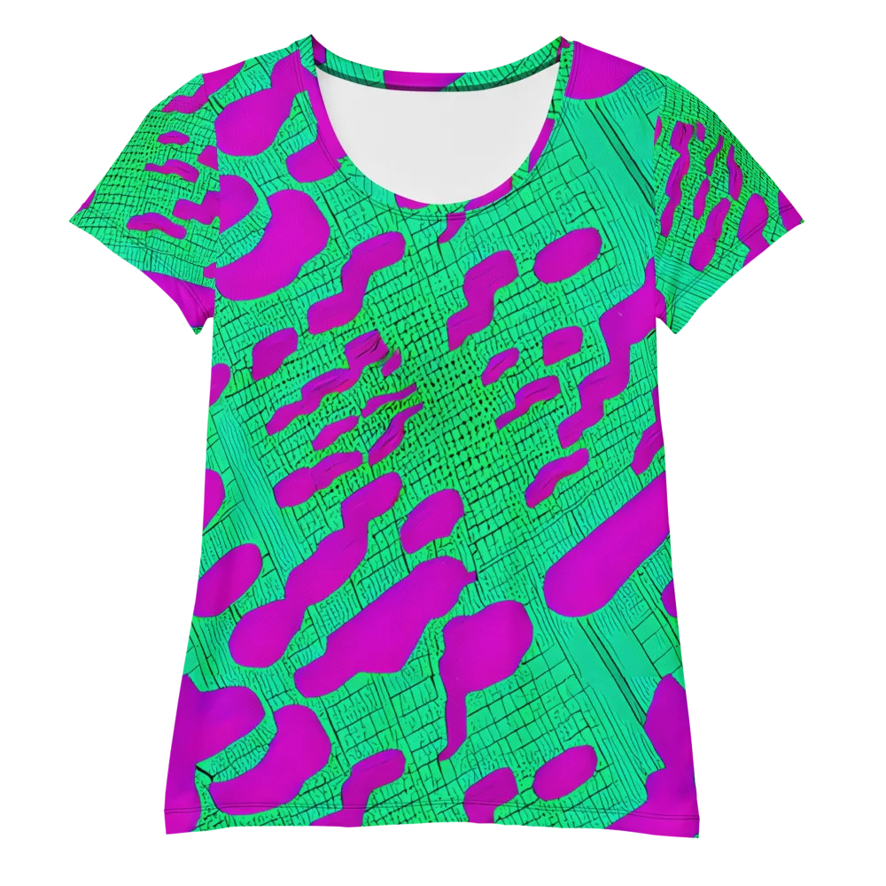 Electric Scale on Women's Athletic T-Shirt — Front