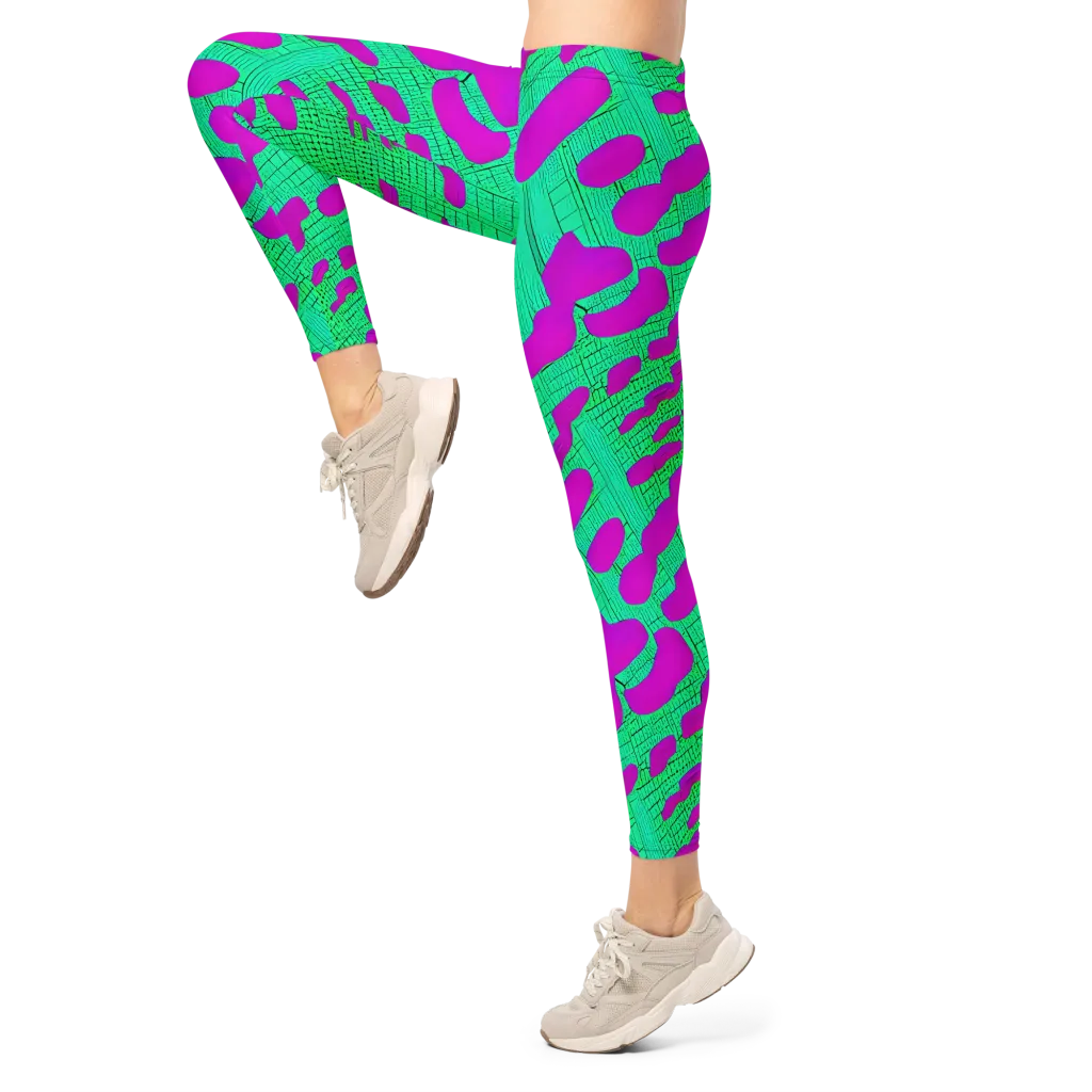 Electric Scale on Leggings — Left
