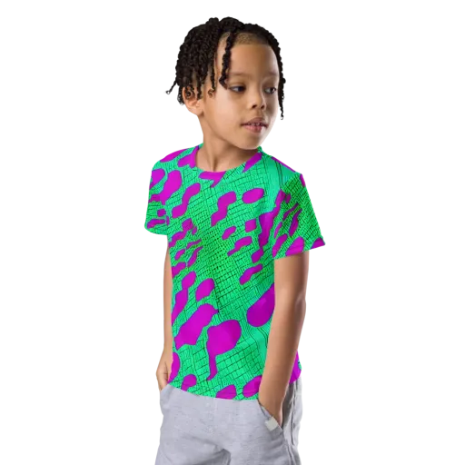 Electric Scale on a Kids Crew Neck T-Shirt