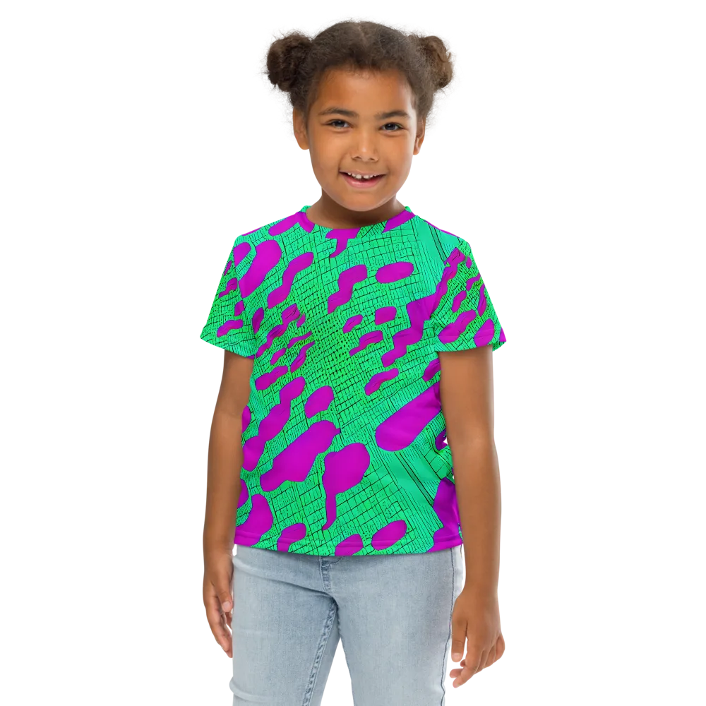 Electric Scale on Kids Crew Neck T-Shirt — Front