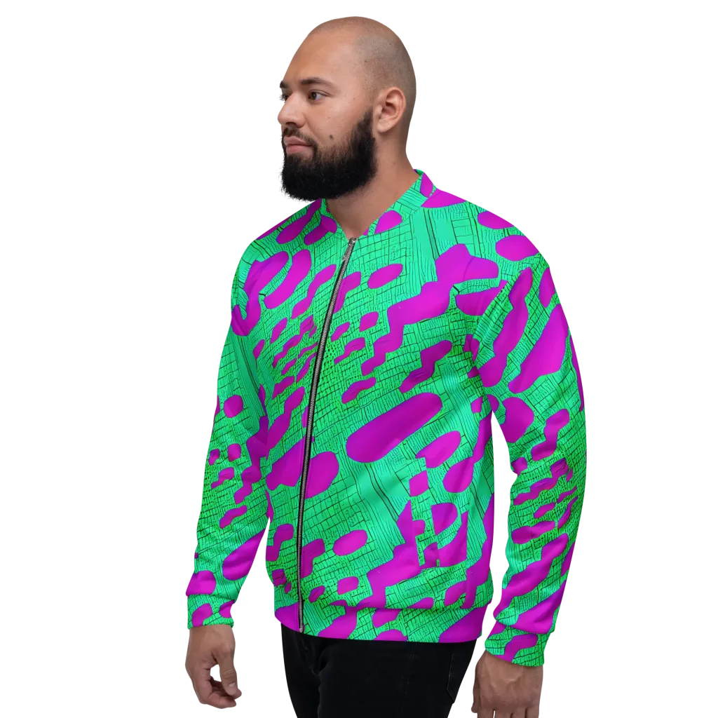 Electric Scale on Bomber Jacket — Left