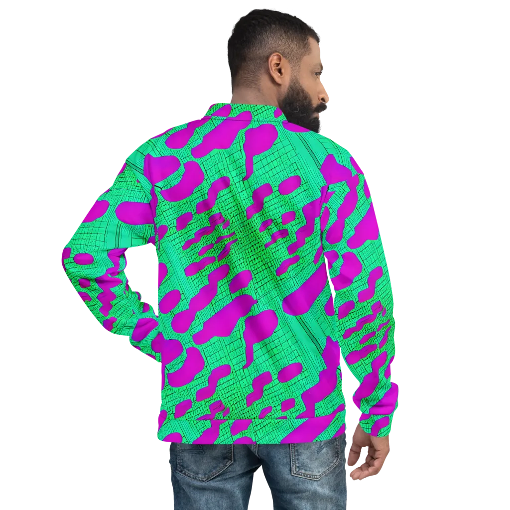 Electric Scale on Bomber Jacket — Back