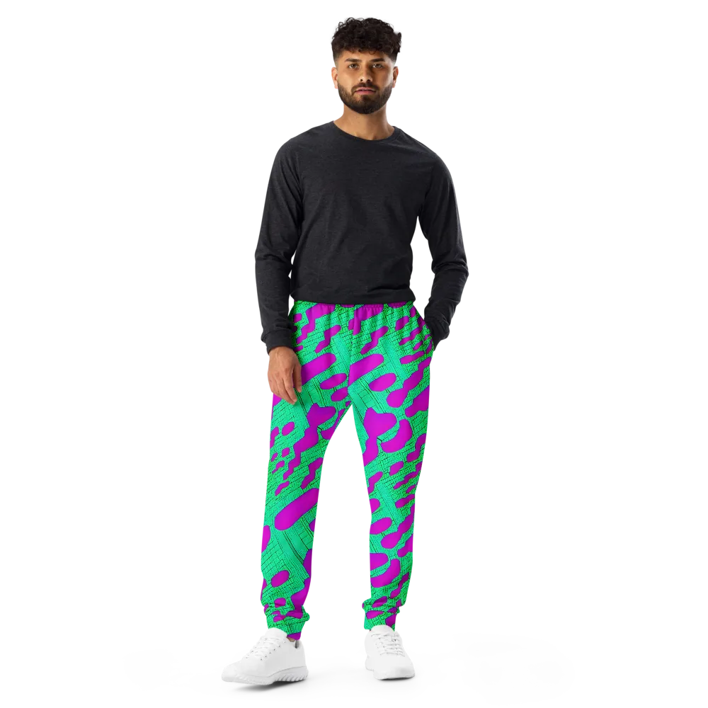 Electric Scale on Men's Joggers — Front