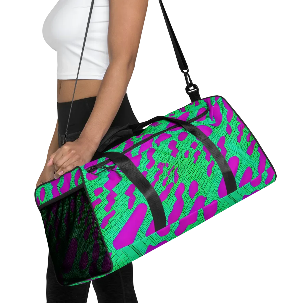 Electric Scale on Duffle Bag — Front