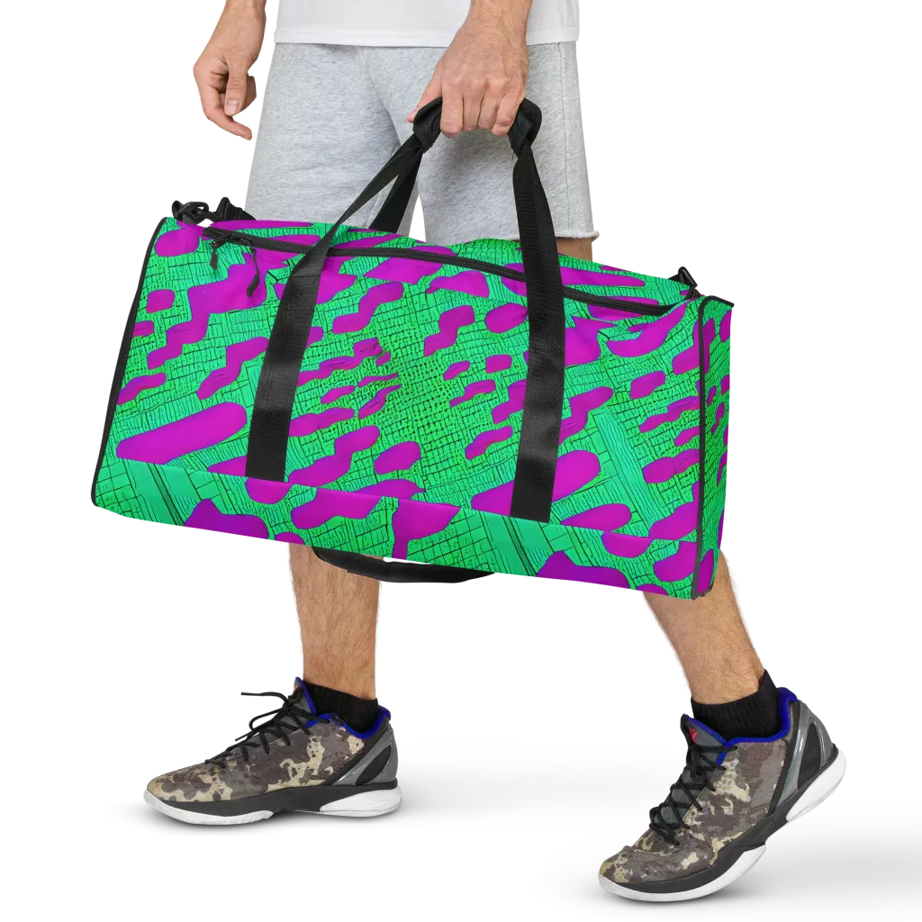 Electric Scale on Duffle Bag — Front