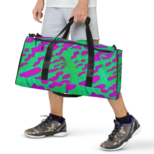 Electric Scale on a Duffle Bag