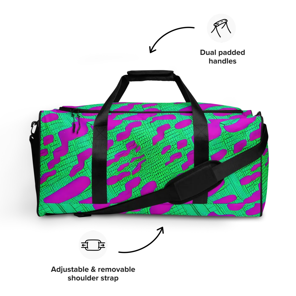 Electric Scale on Duffle Bag — Front