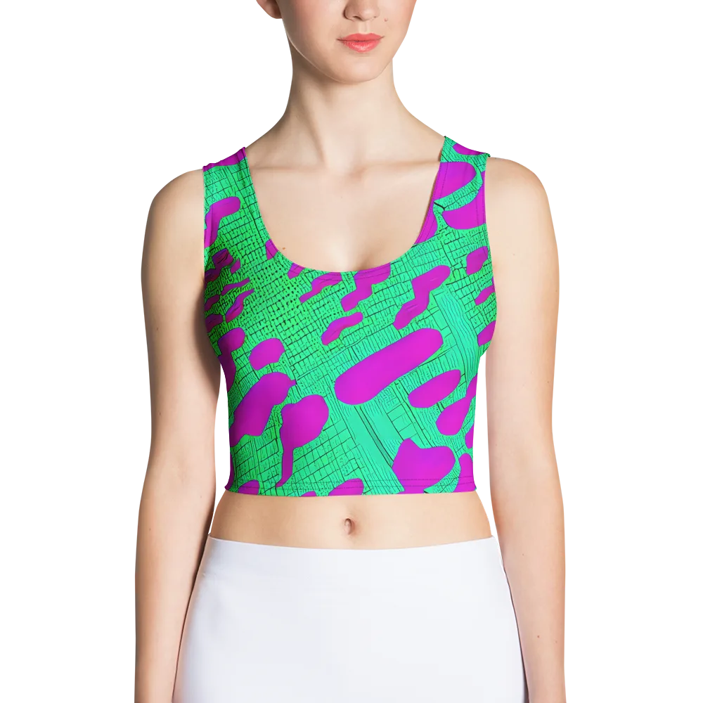 Electric Scale on Crop Top — Front