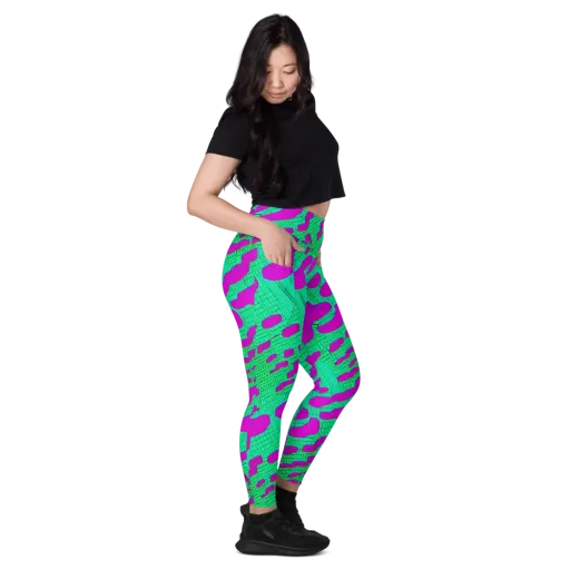 Electric Scale on a Leggings with Pockets