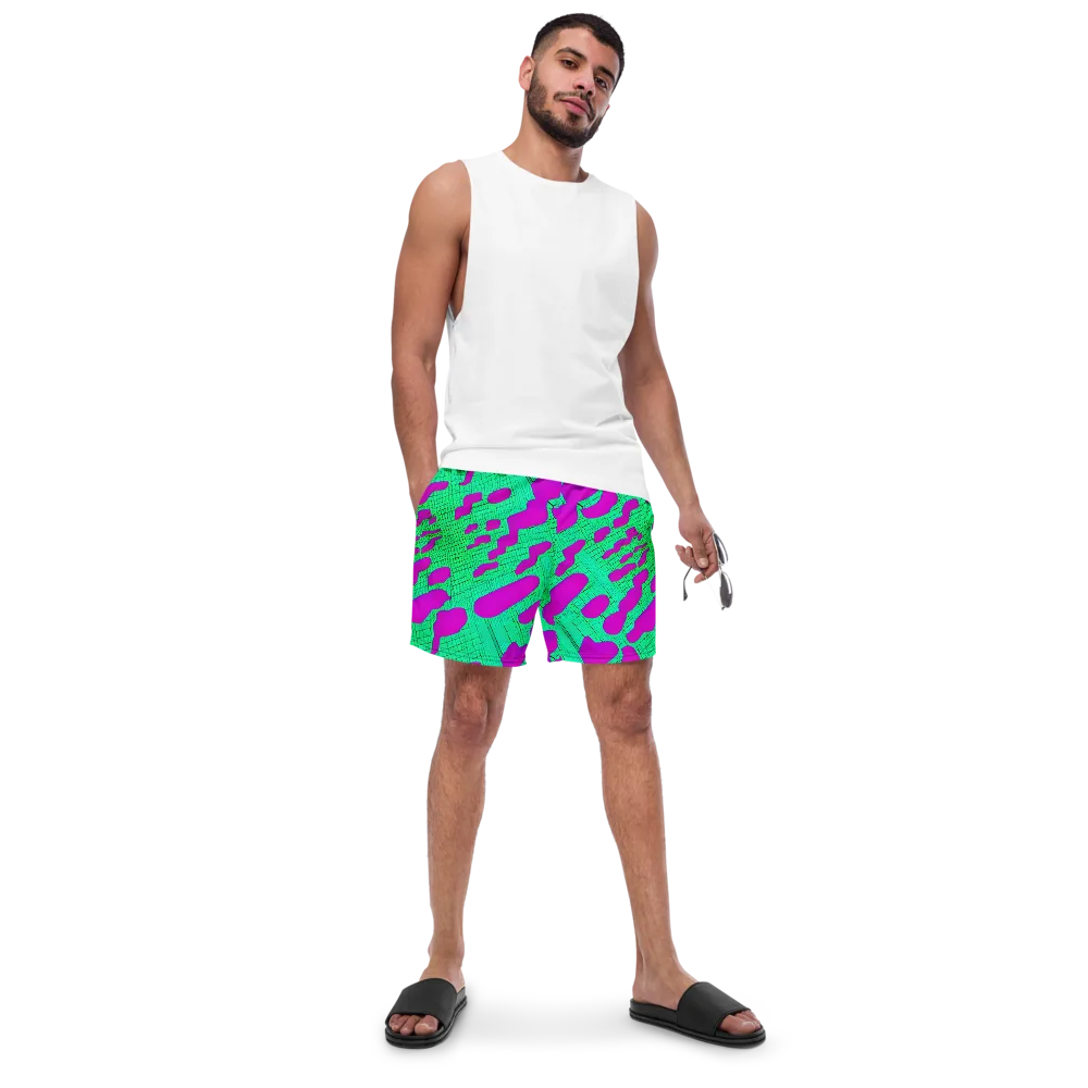 Electric Scale on Swim Trunks — Front
