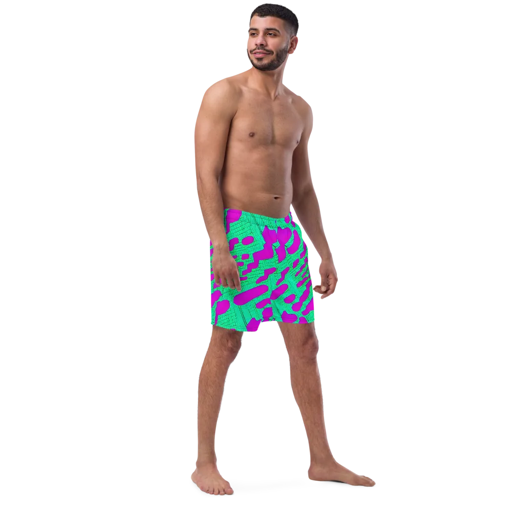 Electric Scale on Swim Trunks — Right Front