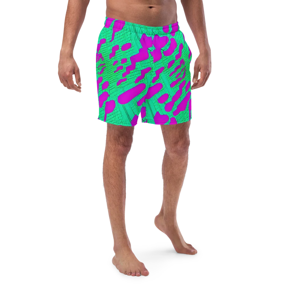 Electric Scale on Swim Trunks — Front