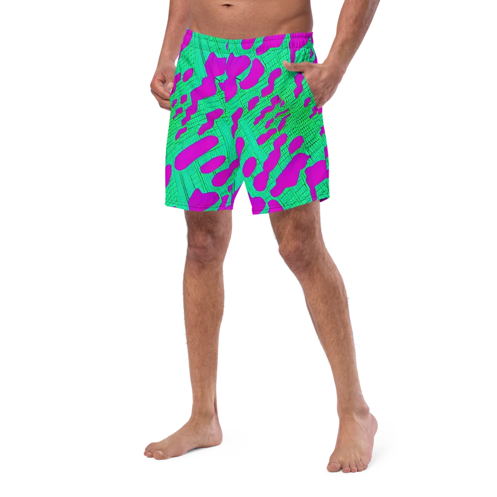 Electric Scale on Swim Trunks — Left Front