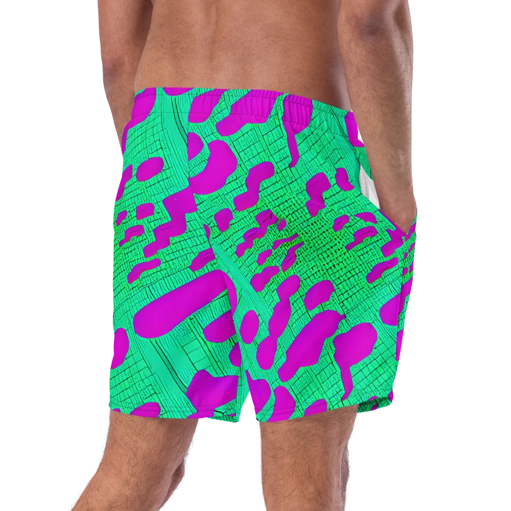 Electric Scale on Swim Trunks — Right Back