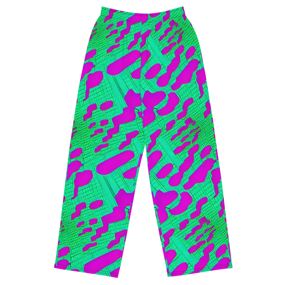 Electric Scale on Wide-Leg Pants — Front
