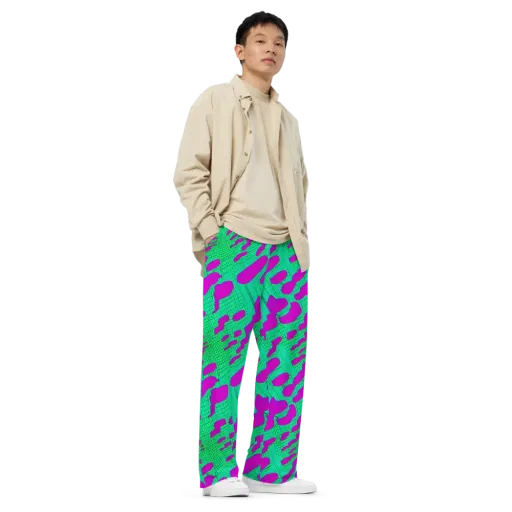 Electric Scale on a Wide-Leg Pants
